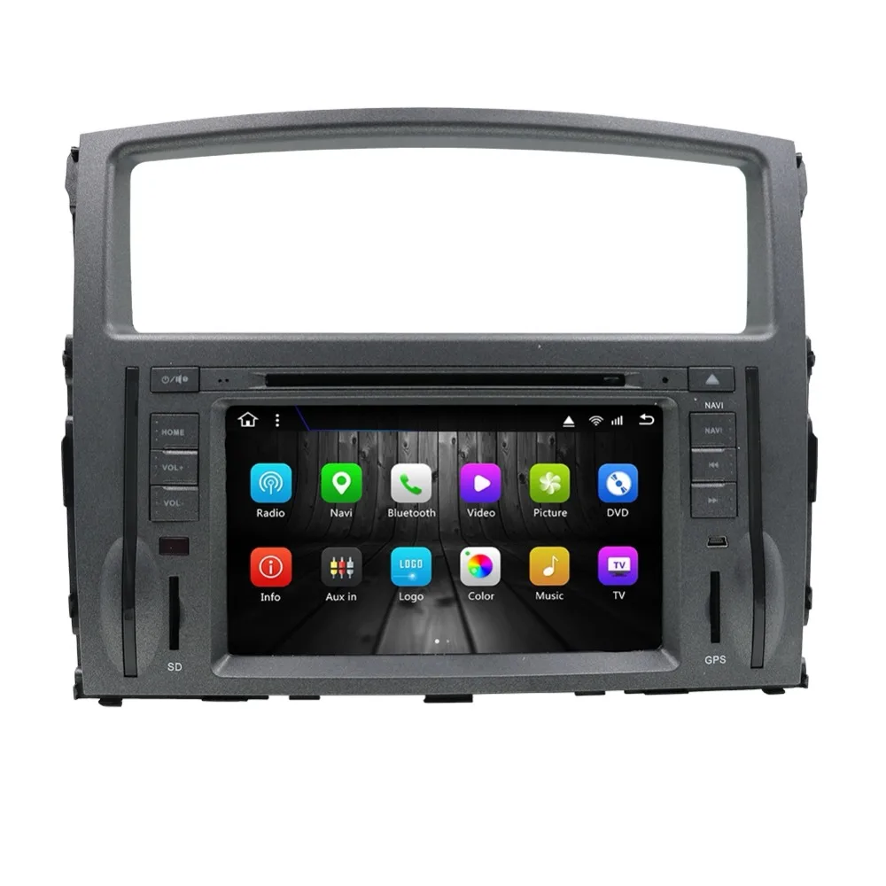 Best 7" 2 Din 8 Core Android 8.1 For MITSUBISHI PAJERO V97 2006- Car Radio 2+32GB Car Multimedia Player Car Stereo Car Audio 1024*600 1