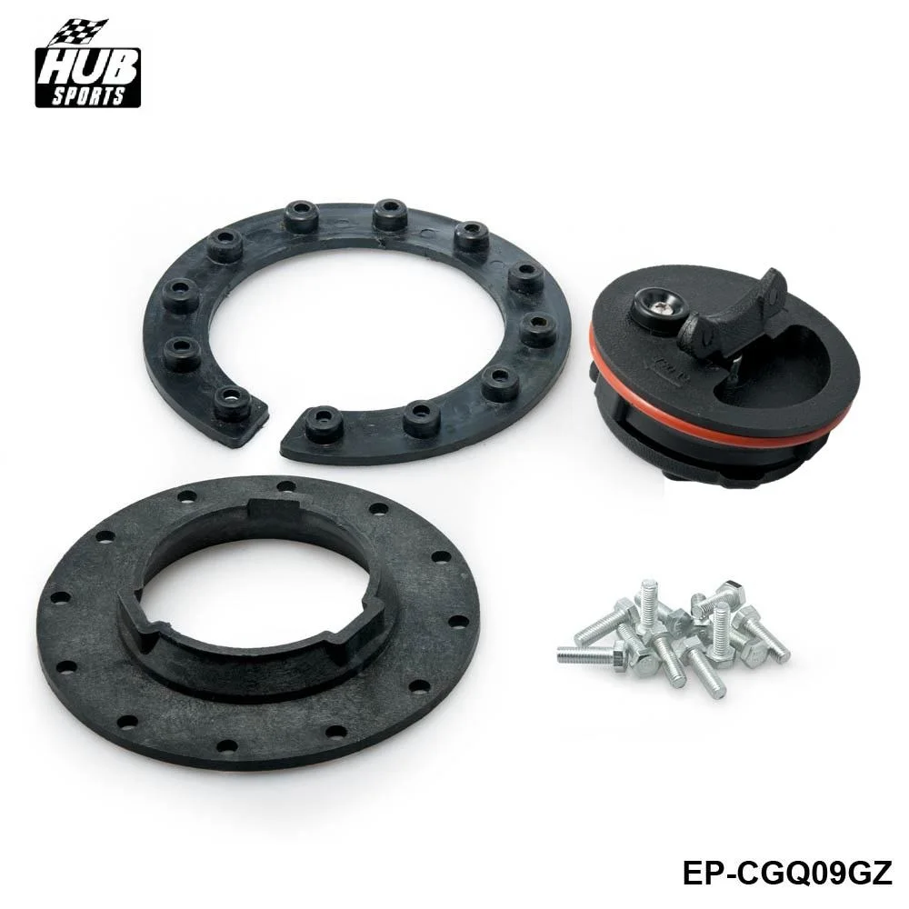 

Universal Fuel Cell Gas Tank Filler Cap +Filler Plate +Fittings HU-CGQ09GZ