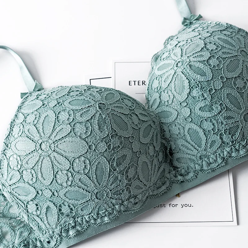 Lady Sexy Women Bra Set Wire Free Floral Lace Bralette Briefs Set Elegant Embroidery Bra Underwear Women Lingerie Set BS58 Lady Sexy Women Bra Set Wire Free Floral Lace Bralette Briefs Set Elegant Embroidery Bra Underwear Women Lingerie Set BS58