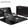 AOWEAR Men's Aviation Sunglasses Men Polarized Mirror Sunglass for Man HD Driving Polaroid Sun Glasses lunettes de soleil homme ► Photo 2/6