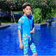 Детский костюм для плавания и дайвинга с коротким рукавом, спортивный костюм, профессиональный детский купальник из нейлона и лайкры, анти-УФ, быстрый гидрокостюм сухого типа