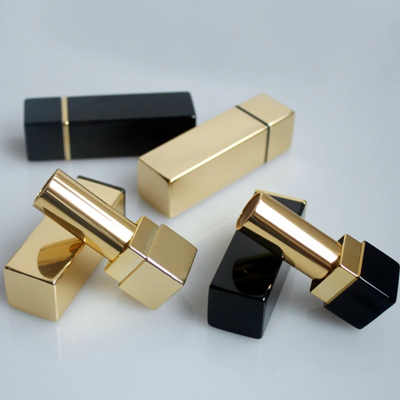 (50pieces/lot)Empty lipstick tube elegant square DIY lip balm tube