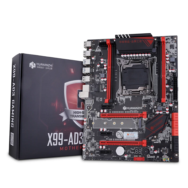 Бренд HUANANZHI X99 LGA2011-3 скидка материнская плата с M.2 NVMe слотом материнская плата с оперативной памятью 64G(4*16G) 1866 REG ECC Серверная память