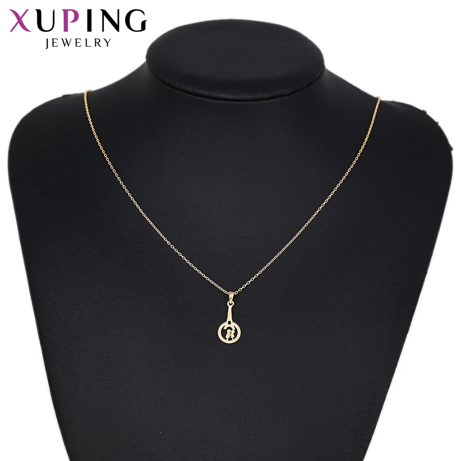 Xuping Мода романтическая Эйфелева башня форма Новое поступление ожерелье кулон для женщин подарок на день Святого Валентина S53-43363