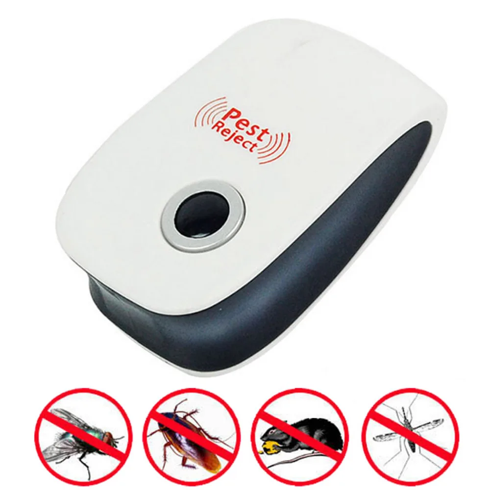 Ultrasonic Electronic Anti mosquito Insect Repellent Night Lights Pest