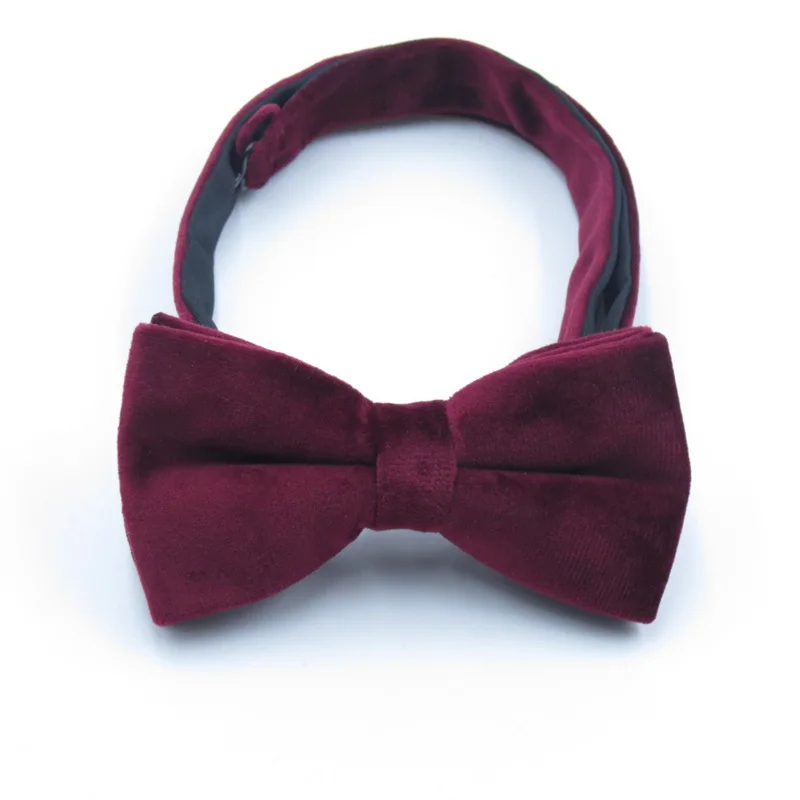

Velvet Bowtie for Mens Shirt Bow Ties Upscale Women Double Layer Bowknots Gravatas Slim Black Neck Ties for Wedding Gift