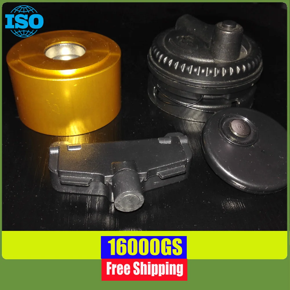 Eas security alarm tag remover 16000GS magnetic detacher in gold color eas shoplifting prevention system free