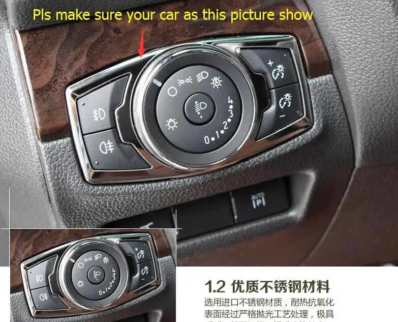 Для Ford edge 2011 2012 2013 Высококачественная передняя фара переключатели фар из