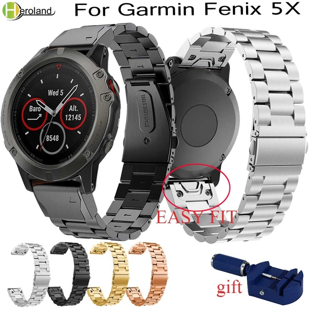 NotoCity Compatible con Fenix 6X Correa de reloj deportiva de silicona para  reloj inteligente Fenix 5X/5X Plus/Fenix 6X/Fenix 6X Pro/Fenix 3/Fenix 3