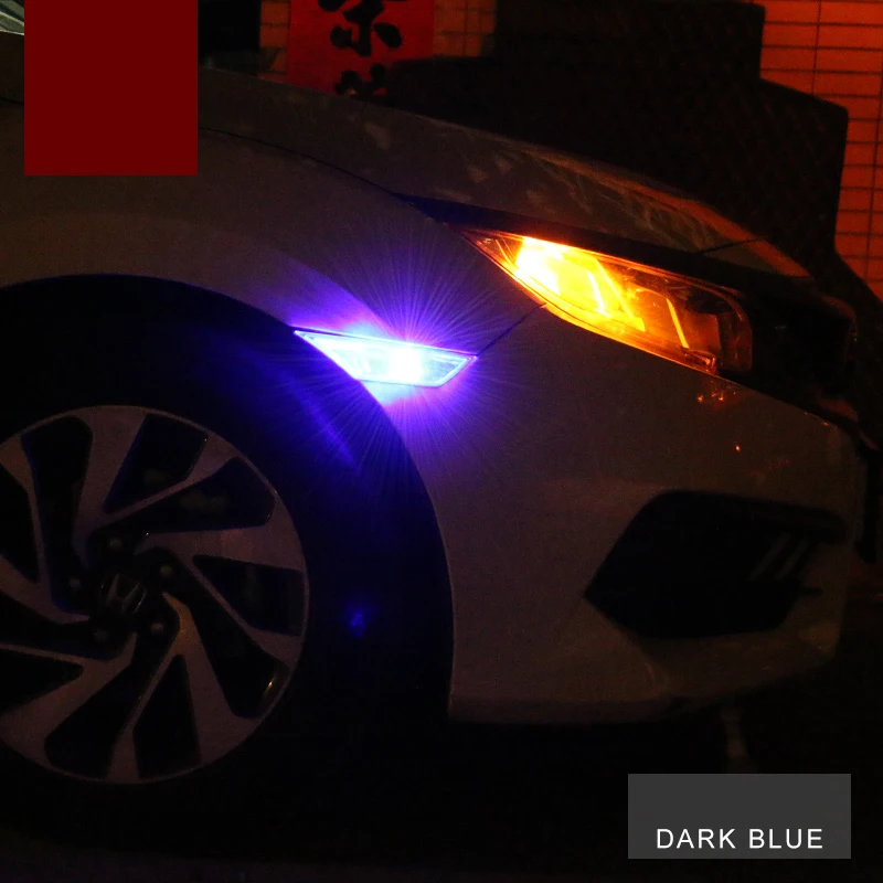 Lsrtw2017 автомобильный-Стайлинг Автомобильный светодиодный Поворотный Светильник для honda civic 10th civic - Название цвета: dark blue