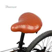Deemount Bicycle Saddle Excel in Shock Reduction Sturdy Built Extra Thick Extra wide PU Silicone Foam Seat Comfy Durable Use