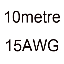 4 6 7 8 10, 11, 12, 13, 14, 15, 16, 17, 18, 20, 22, 24, 26 28 30 AWG силиконовый провод ультра гибкий Тесты линия кабель высокого Температура - Цвет: 10metre 15AWG