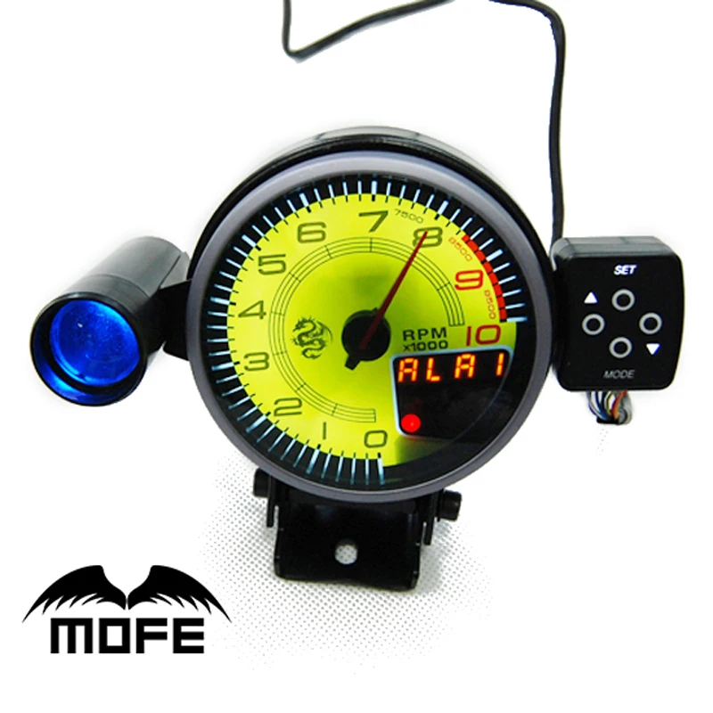Buy 95mm Tachometer Shift Light With Stepper Motor