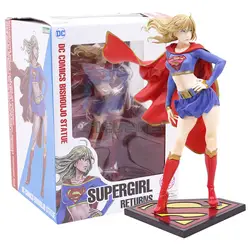 DC Comics Supergirl Bishoujo фигурка супер девушка возвращается ПВХ фигурка игрушки Коллекционная модель кукла подарок