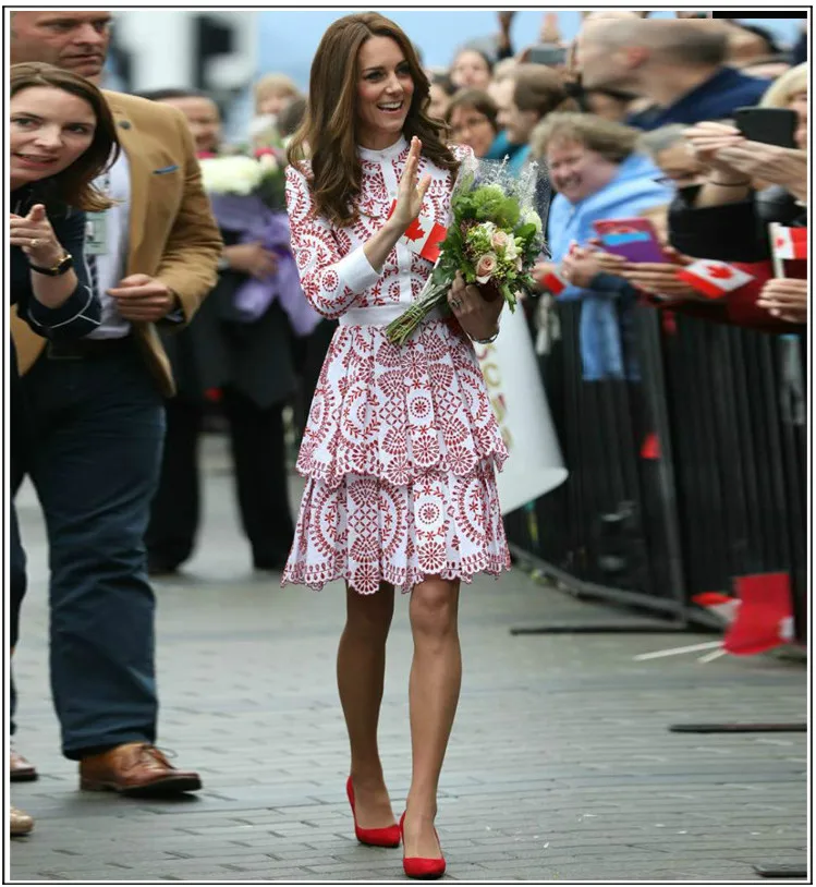 ВЫСОКОЕ КАЧЕСТВО Новые Моды 2017 Дизайнер Взлетно-Посадочной Полосы Dress женская С