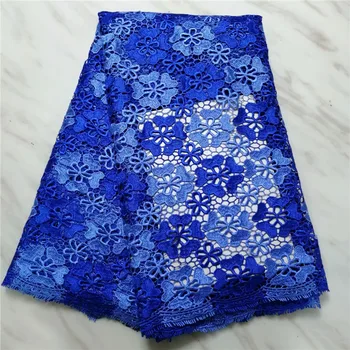 

New Arrival high quality african cord lace fabric,chemical lace water soluble guipure lace fabric for wedding