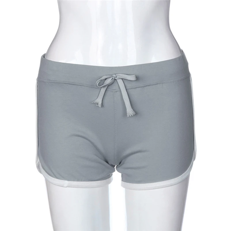 Women Yoga Shorts Summer Pants Women Sport Shorts Gym Workout Waistband Skinny Yoga Elastic Shorts #FS#4JU24 (19)