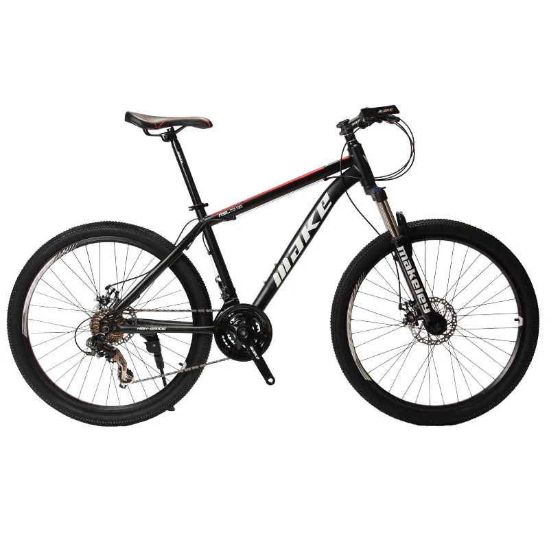 

Mountain Bike Steel Frame 24 Speed Shimano 26" Wheel Mechanical Disc Brakes MTB Free shipping