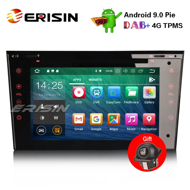 

Erisin ES4873P 7" Android 9.0 DAB+ GPS Car Stereo for Vauxhall Opel Vivaro Astra Corsa D Zafira SatNav