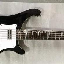 Shelly магазин завод на заказ черный RK 4003 бас Рик 5 струн белый переплет Электрические бас гитары Музыкальные инструменты магазин