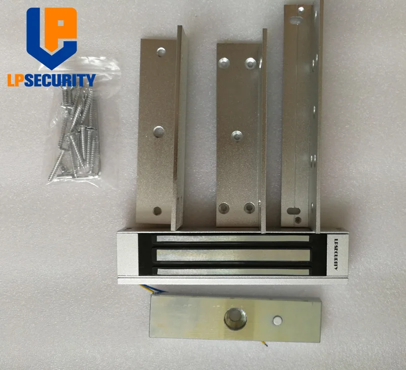 

180KG Single Door Electrical Magnetic Lock With 180 ZL Bracket Magnetic Lock