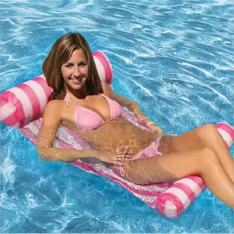 

Floating bed for adults on water Beach swimming inflatable raft Lounge chair Leisure inflatable entertainment