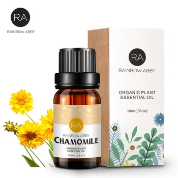 

free shipping natural aromatherapy chamomile essential oil Comfort Relieve pain Improve sleep chamomile oil eucalyptus hair care