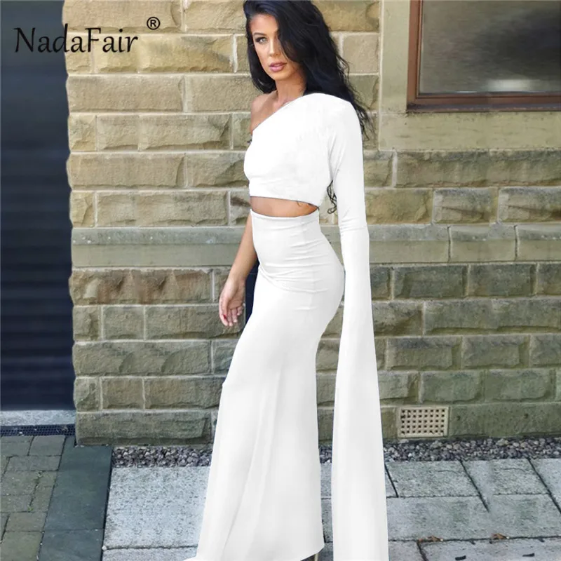 one shoulder maxi club dress02_
