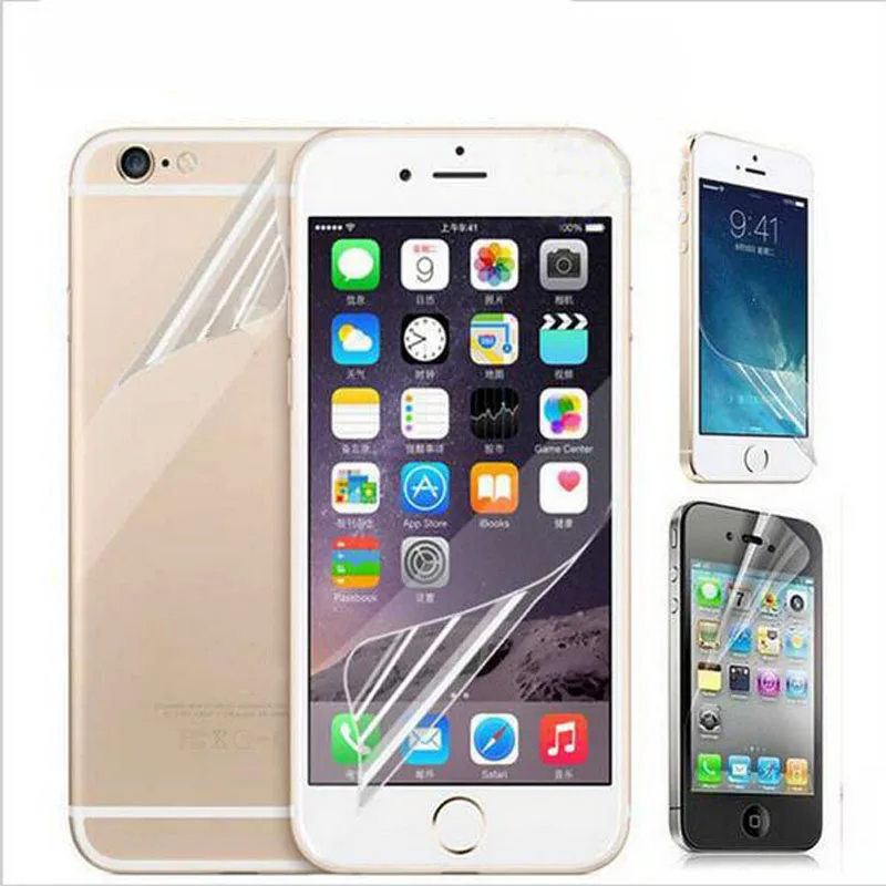 

3pcs Front+3pcs Back Clear Transparent Guard for iphone XS Max XR X 8 7 6 6S Plus SE 5S 5 Screen Protector Cover Protective Film