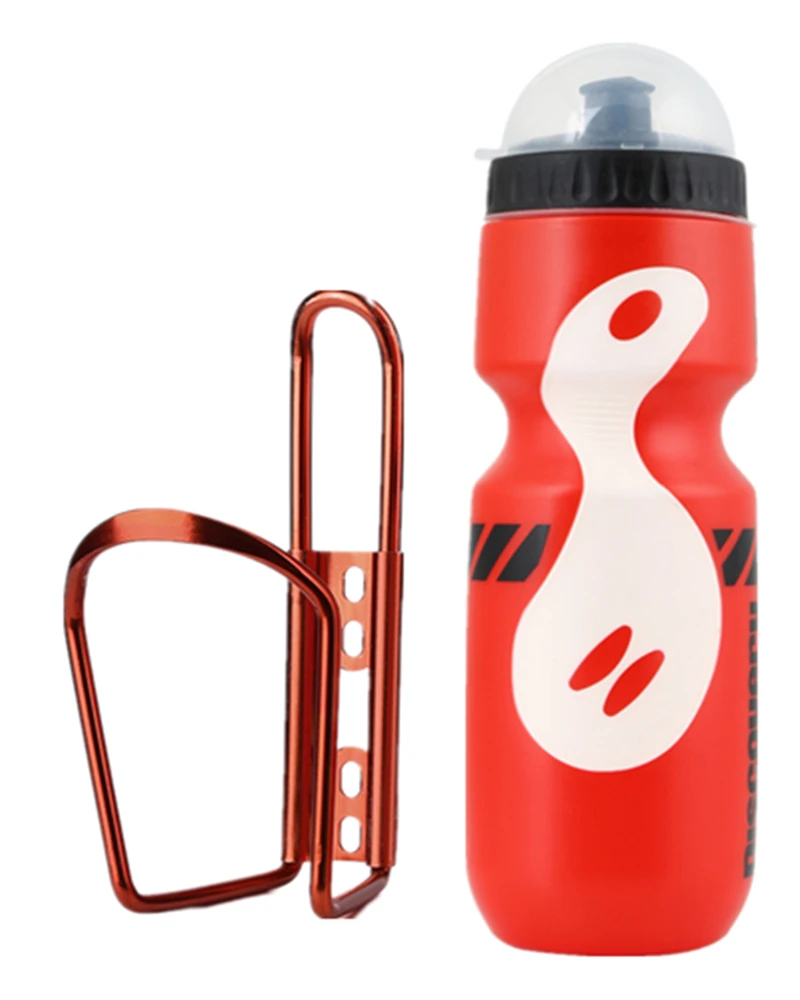 

2019 Hot sale 650ML Outdoor Water Bottle ＆ Holder Cage Rack Mountain Cycling Bike Bicycle Kit Bicycle Accessories