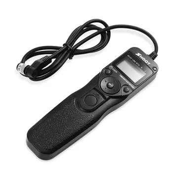 

SHOOT MC-30 LCD Timer Shutter Remote Release Control Cord Trigger for Nikon D810A D800E D810 D800 D700 D500 D5 D4 D3 D300 D4S D2