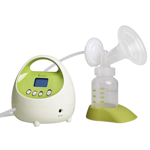 GL BPA Free Automatic Electric Breast Pumps 5W Powerful Large Suction Breast Pump Breast Feeding Baby Feeding with Milk Bottle