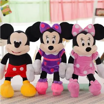 

1pcs 50cm New Minnie Mouse Minnie Mickey Pelucia Pink Plush Stuffed Doll Mickey Toys Best Gifts for Girlfriend and Children