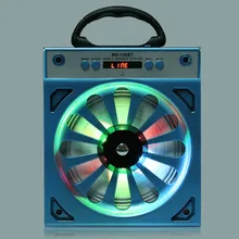 Sans fil Bluetooth Haut-Parleur de Soutien TF Carte AUX Câble Jouer Portable Haute Puissance Sortie FM Radio Haut-Parleur