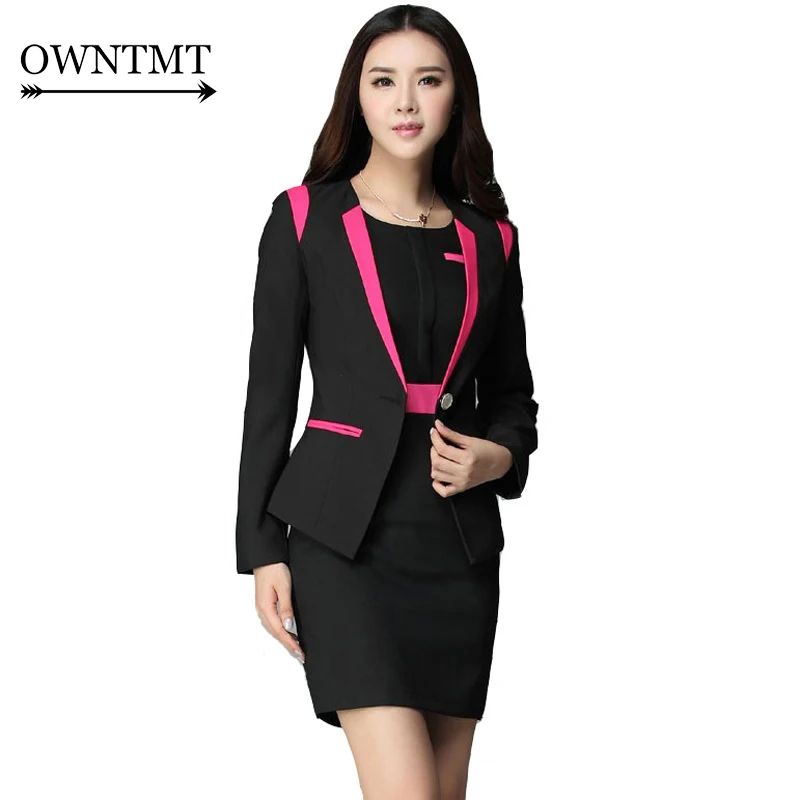 Ladies office dress suits Not really the pants suit sort? We're all about office–friendly dresses and dress suits —or as we like to call them, 30–second outfits since that's all the time it takes to look put together (so go ahead and hit that snooze button again).