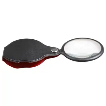 

6x Times Magnifying Glass Handheld Lupa Light Mini Pocket Microscope Reading Lens Jewelry Loupe
