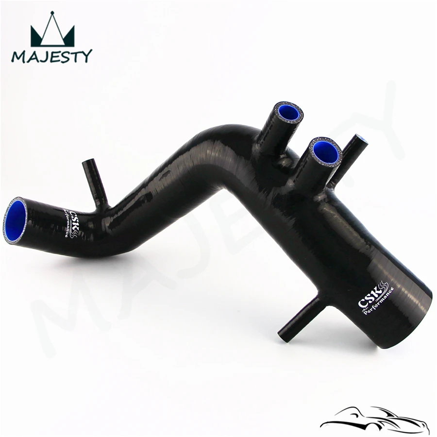 FITS For J*etta 1.8T mk4 Turbo Golf Beetle Audi TT 1.8 Silicone Intake Inlet Pipe Hose Black/Red | Автомобили и мотоциклы