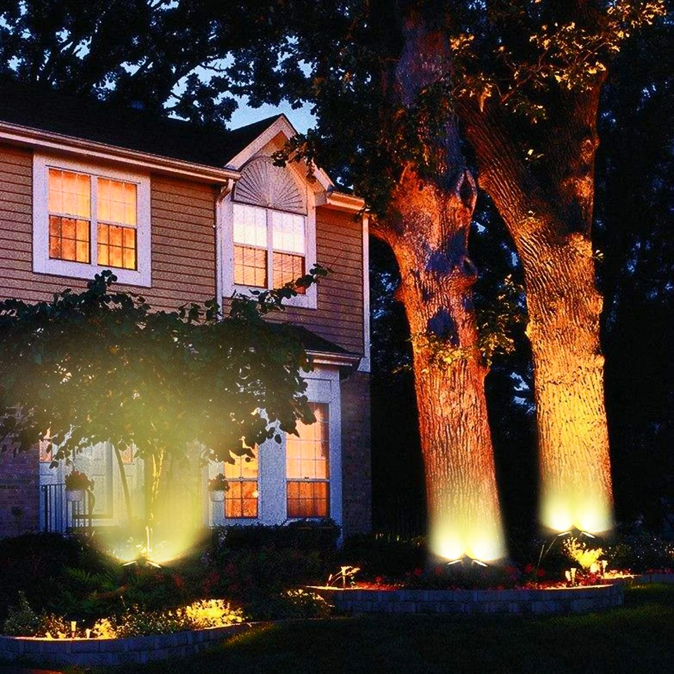 Levou as Luzes do Jardim ao ar Água para Jardim do Pátio Led com Pico Ip65 à Prova Livre Duplo Gramado Luz Spotlight Lâmpada d' Caminho ac 12v 10w Cob 7 Luminárias gramado