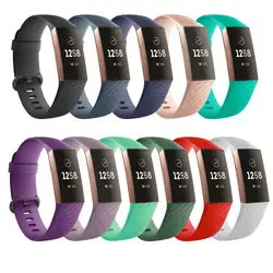 ТПУ Смарт-часы браслет для Fitbit Charge 3 ремешок Спортивные замена аксессуары для fitbit band correa для fitbit charge3