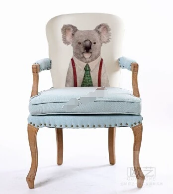 

American single leisure solid wood sofa chair. Europe type restoring ancient ways armrest. The study discuss the chairs