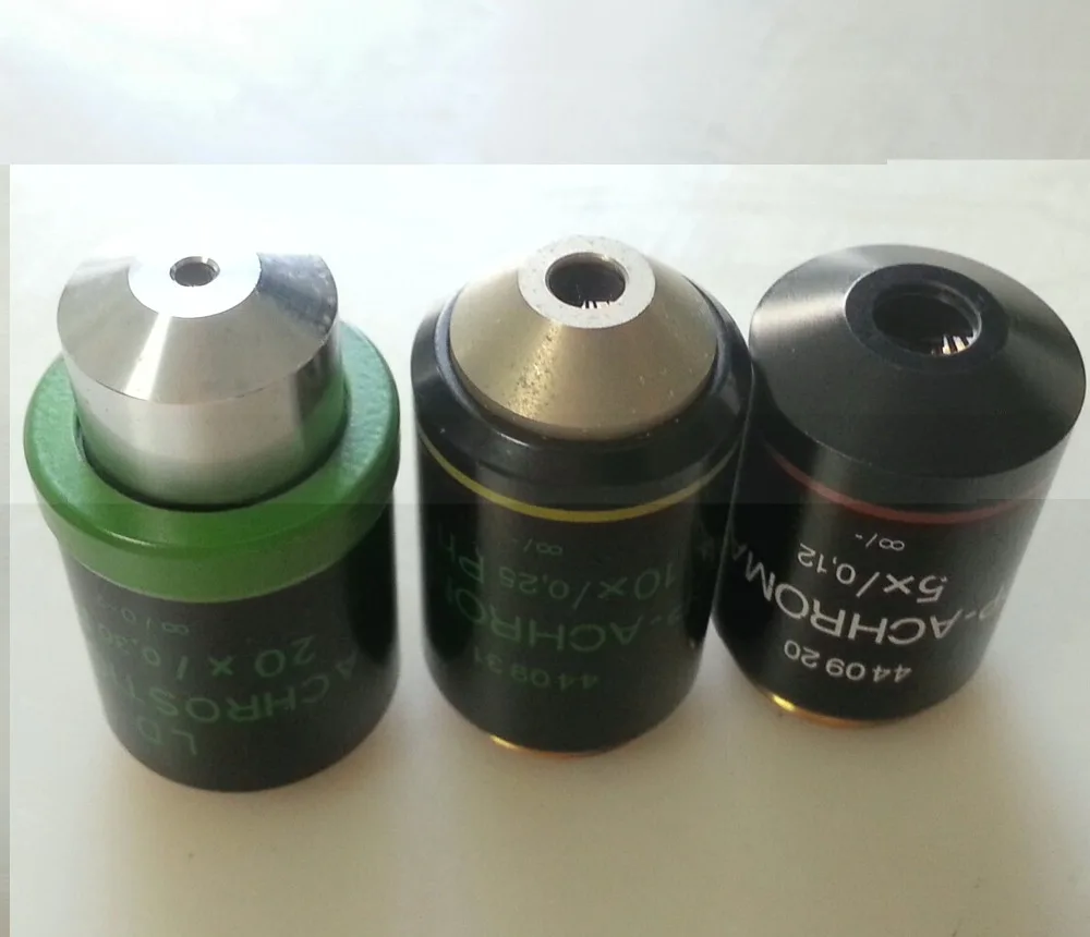 second hand Zeiss microscope objective lens Zeiss cp achromatin CCTV