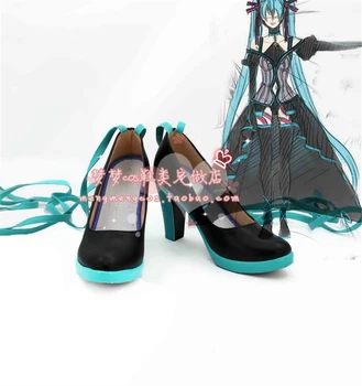 

Hatsune Miku Highr Heel Daily Shoes Cosplay Shoes Free Shipping A
