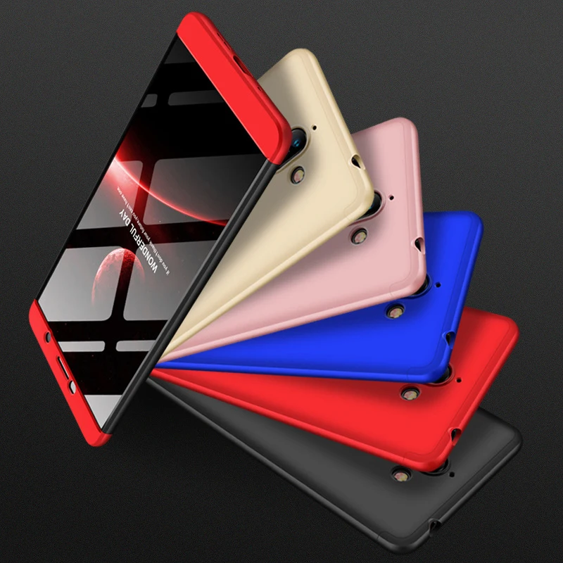 

Luxury Full Body Coverage Hard PC Case For Nokia 8.1 7 6.1 Plus Matte Armor 3 in 1 Anti-Knock Ultra Thin Protection Back Cover
