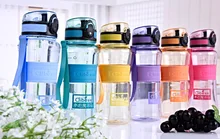 600 ML Botella de Agua de Plástico de Calidad Alimentaria PP + PC Espacio Botella de Deportes Al Aire Libre Ciclismo Camping Picnic Tapa Flip taza-50