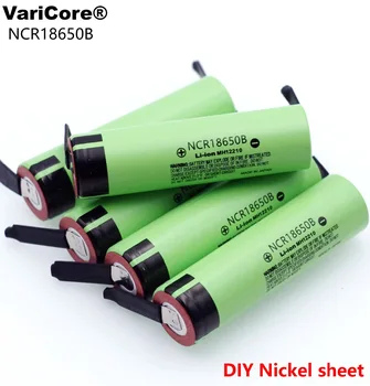 

1-10PCS 100% New Original NCR18650B 3.7V 3400mah 18650 Lithium Rechargeable Battery Welding Nickel Sheet batteries