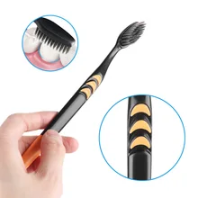 Около 10 шт ультра мягкая бамбуковая угольная зубная щетка для ухода за зубами для поддержания гигиены зубов щетка для ежедневного ухода