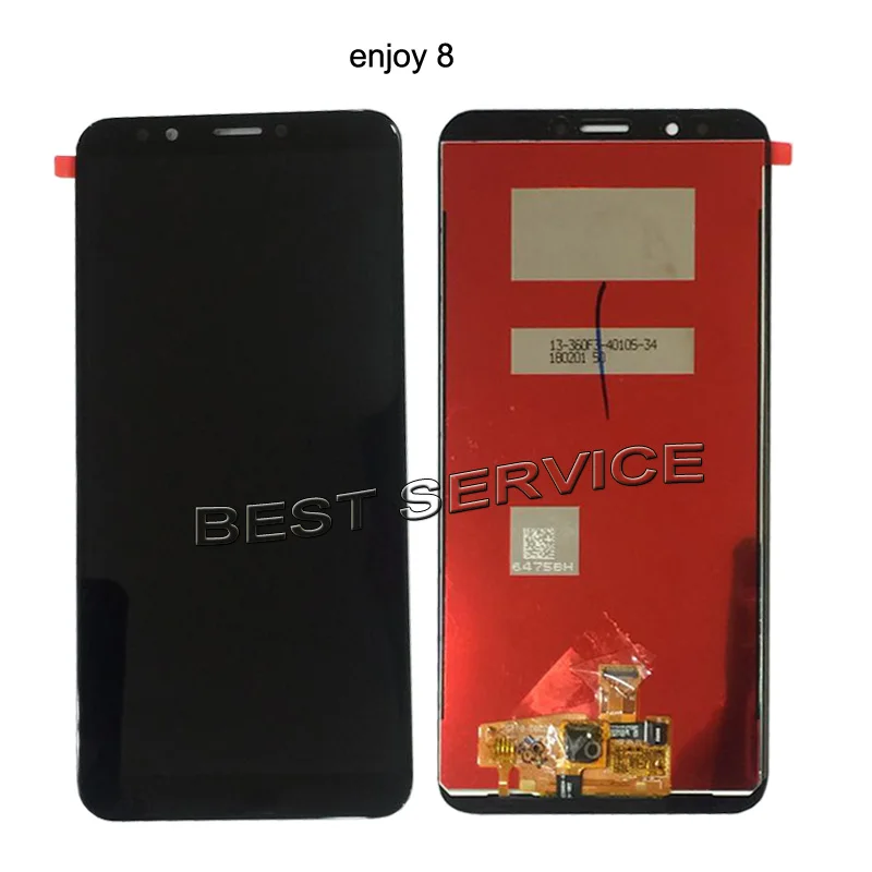 100% тест ЖК дисплей для Huawei Honor 7C/Enjoy 8 и кодирующий преобразователь сенсорного