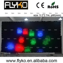Коммерческие рекламные светодиоды мягкий светодиодный дисплей P80MM