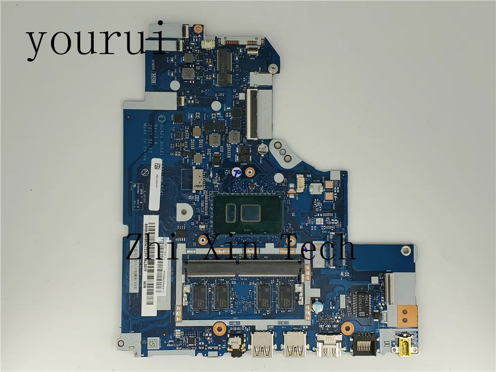

yourui For Lenovo Ideapad 320-15ISK 320-15IKB Laptop Motherboard DG421 DG521 DG721 NM-B241 With i5-7200u CPU 4GB RAM Tested