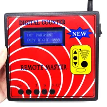Newest 10 Generation DIGITAL COUNTER REMOTE MASTER Frequency Tester With Blue Screen Regenerate RF Remote Copier Key Programmer